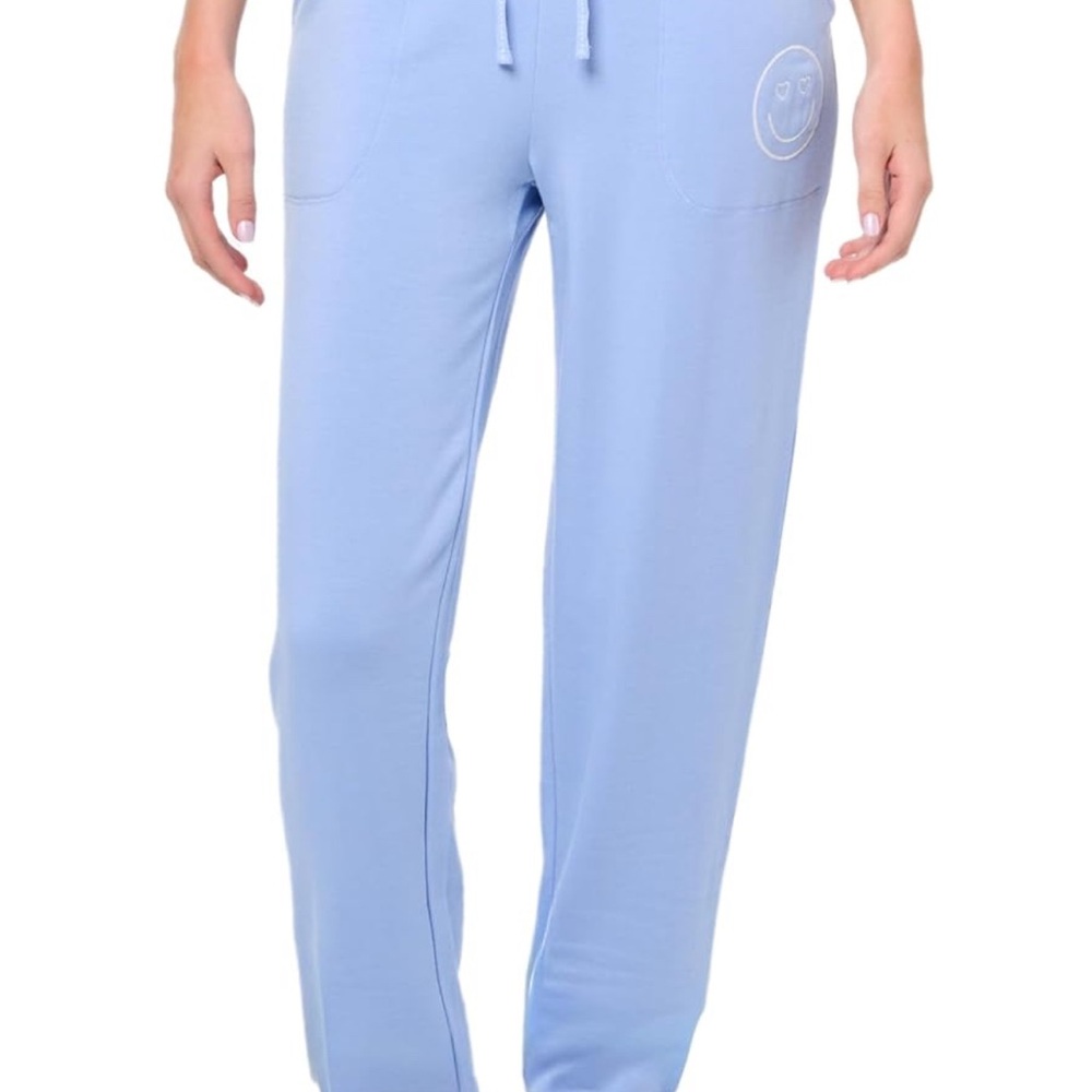 PJ Salvage Blue Joggers with Elastic Cuffs and Cozy Material